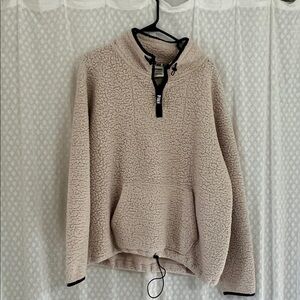 Victoria's Secret Pink Cream Sherpa Pullover